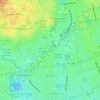 Herricks topographic map, elevation, terrain