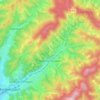 Oberharmersbach topographic map, elevation, terrain