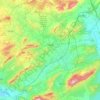 Yecla topographic map, elevation, terrain