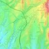 Rancho Santa Margarita topographic map, elevation, terrain