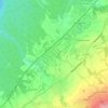 Lully topographic map, elevation, terrain