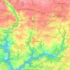 Riec-sur-Bélon topographic map, elevation, terrain