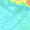 Costanera Norte topographic map, elevation, terrain