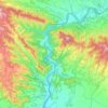 Gallipienzo topographic map, elevation, terrain