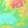 Angostina topographic map, elevation, terrain