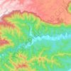 Darkwood topographic map, elevation, terrain