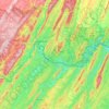 Allegany County topographic map, elevation, terrain