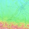 Alto Garona topographic map, elevation, terrain