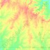 Crawford County topographic map, elevation, terrain