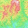 Moroeni topographic map, elevation, terrain