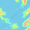 Isla Dumont D’Urville topographic map, elevation, terrain