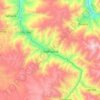 Chalhuanca topographic map, elevation, terrain