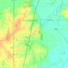 Chanute topographic map, elevation, terrain