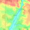 Chambellay topographic map, elevation, terrain