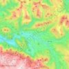 Abtenau topographic map, elevation, terrain