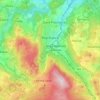 Prachatice topographic map, elevation, terrain