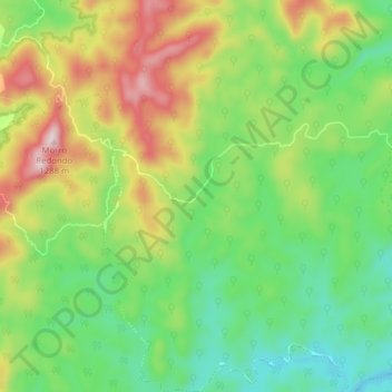 Capivari topographic map, elevation, terrain