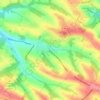 Corronsac topographic map, elevation, terrain