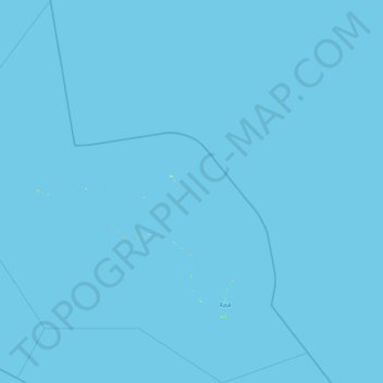 Kwajalein topographic map, elevation, terrain