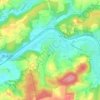 Eschelbronn topographic map, elevation, terrain