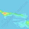 Isleta de San Juan topographic map, elevation, terrain
