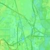 Rosemont topographic map, elevation, terrain