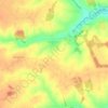 Heveningham topographic map, elevation, terrain