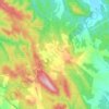 Holwell topographic map, elevation, terrain