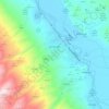 Gjirokastra topographic map, elevation, terrain