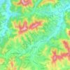 Aramits topographic map, elevation, terrain