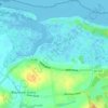 Burnham Overy topographic map, elevation, terrain
