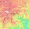 Khangchendzonga National Park topographic map, elevation, terrain