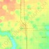 Abernathy topographic map, elevation, terrain