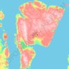 Isola di Somerset topographic map, elevation, terrain