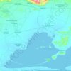 Juchitán de Zaragoza topographic map, elevation, terrain