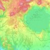 Bracciano topographic map, elevation, terrain