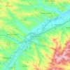 L'Isle-Jourdain topographic map, elevation, terrain