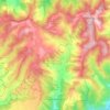 Saint-Jeannet topographic map, elevation, terrain