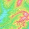Transacqua topographic map, elevation, terrain