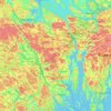 Södertälje kommun topographic map, elevation, terrain