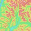Upper Nitinat River Woodlands topographic map, elevation, terrain
