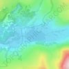Llyn Nantlle Uchaf topographic map, elevation, terrain