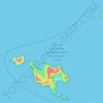 St Kilda topographic map, elevation, terrain