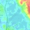 Lake Chaubunagungamaug topographic map, elevation, terrain