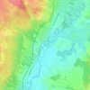 Le Pasquier topographic map, elevation, terrain