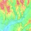 Saint-Donat-sur-l'Herbasse topographic map, elevation, terrain
