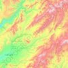 Chora topographic map, elevation, terrain