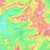 Clay County topographic map, elevation, terrain