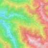 Bareilles topographic map, elevation, terrain