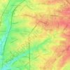 Shayhontohur Tumani topographic map, elevation, terrain